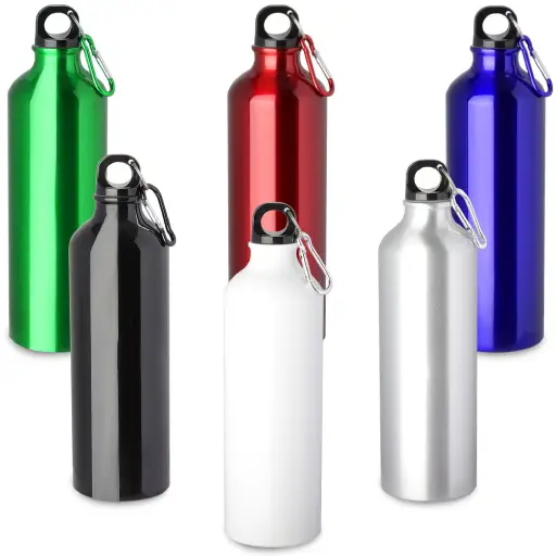 Garrafa em Alumínio com mosquetão GA7800